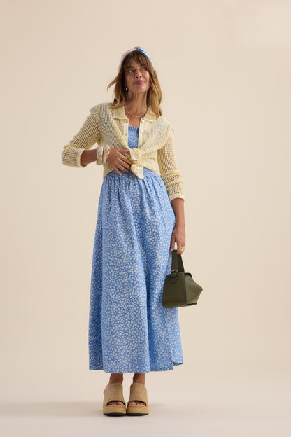 Anna Shirred Bodice Dress