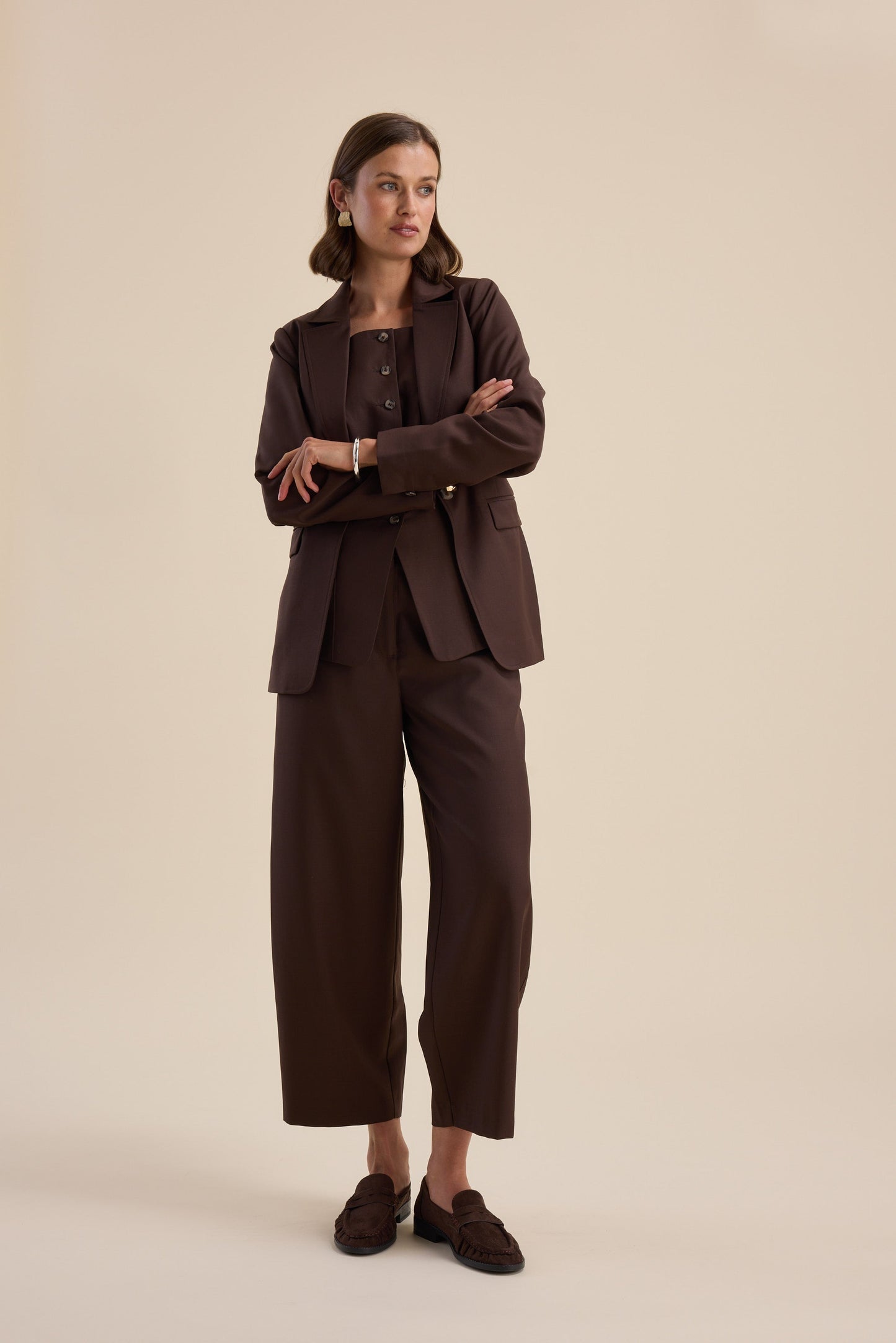 The Tailored Wool Blend Blazer