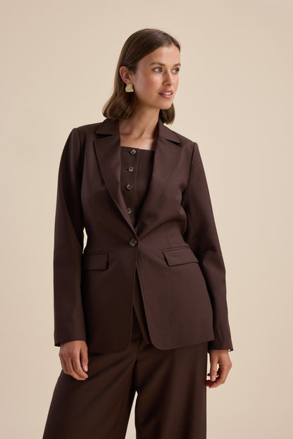The Tailored Wool Blend Blazer