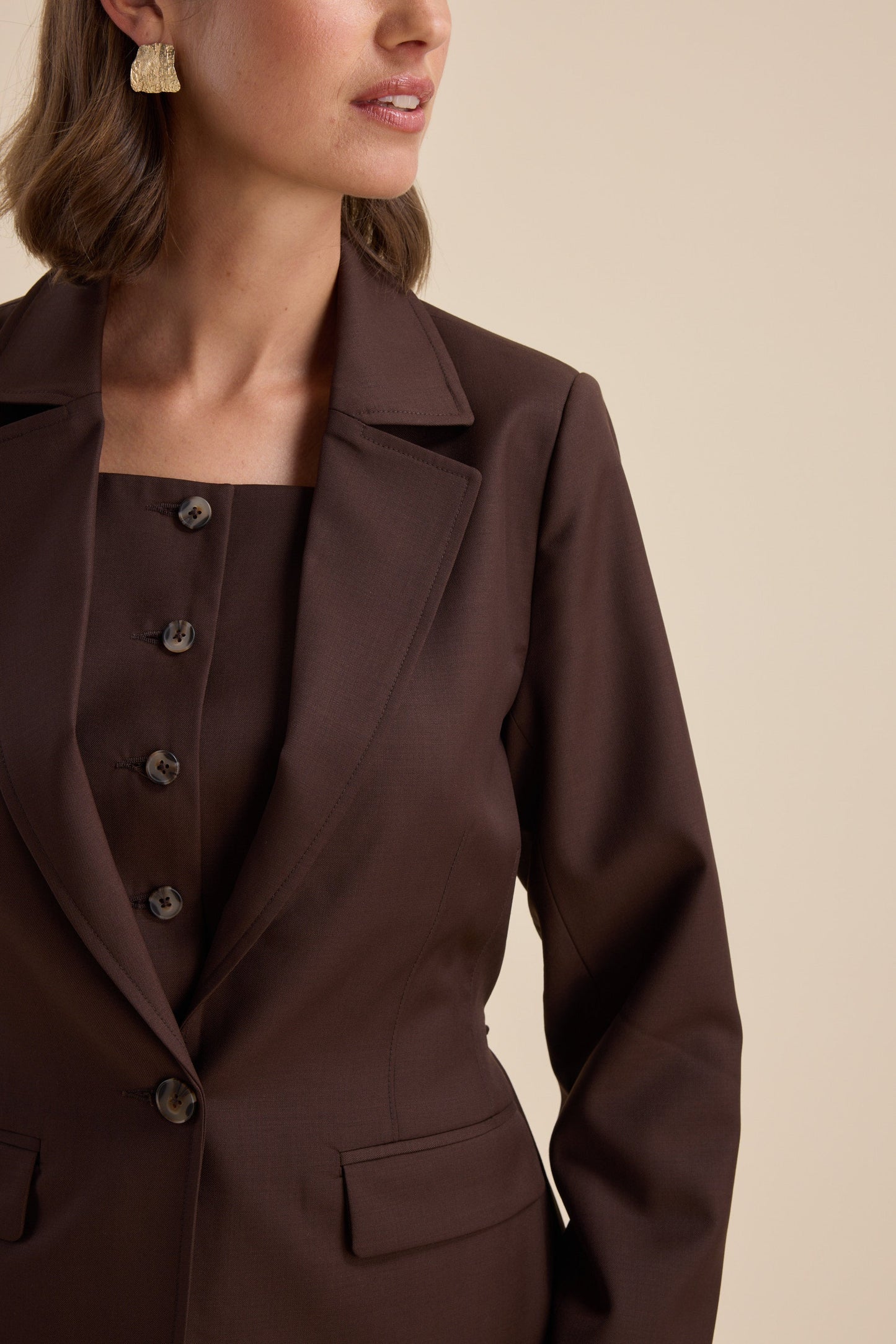 The Tailored Wool Blend Blazer