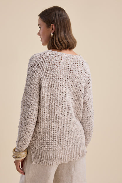 Zuri Knitted V Neck Sweater
