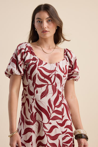 Camille Puff Sleeve Dress