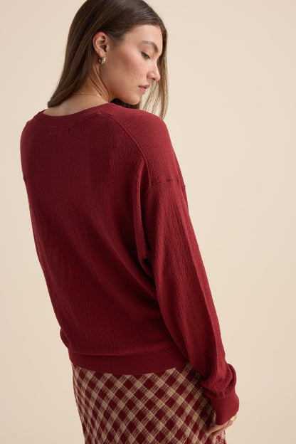 Oliver Textured Fine Knit Sweater