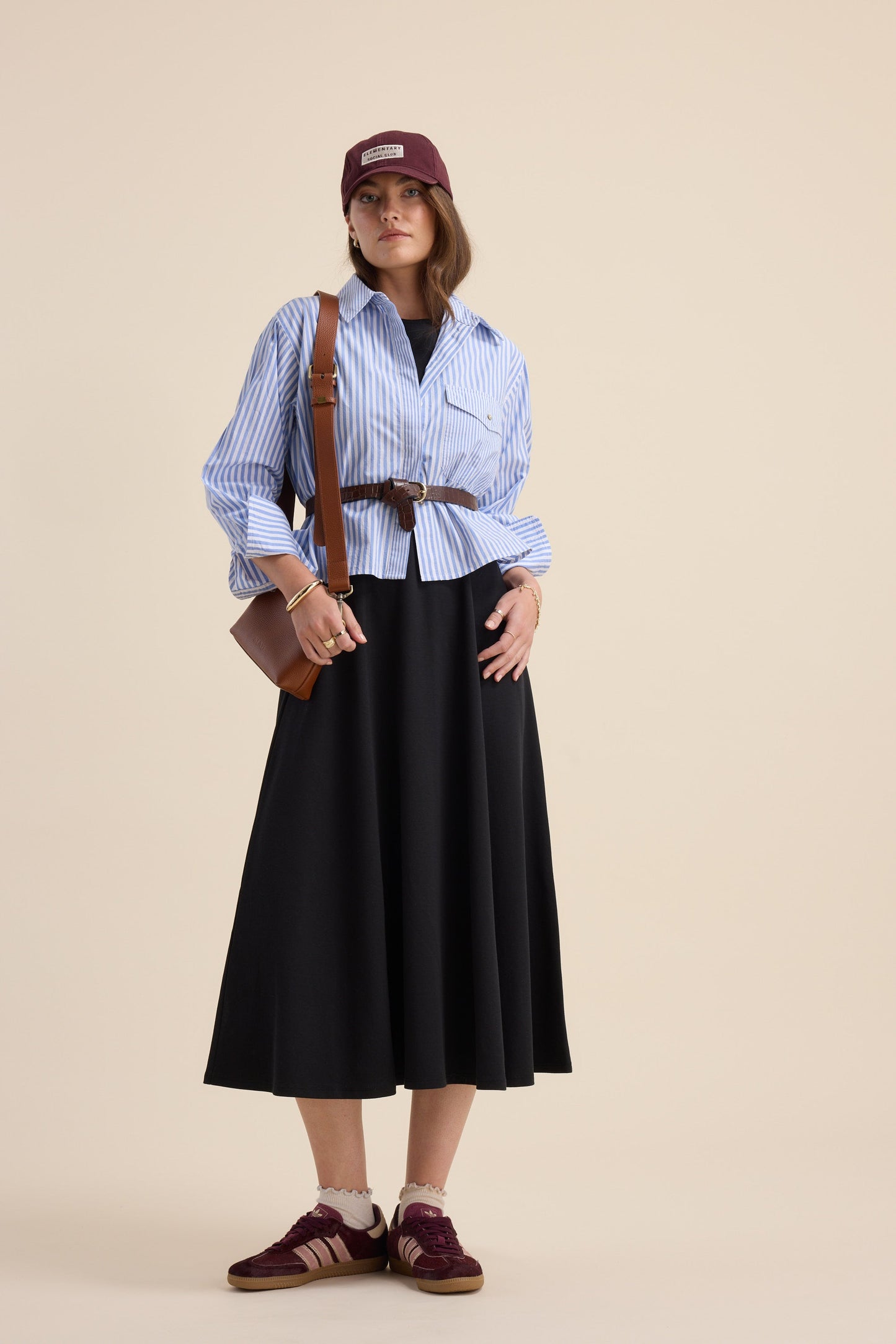 Elementary Sleeveless Midi Dress