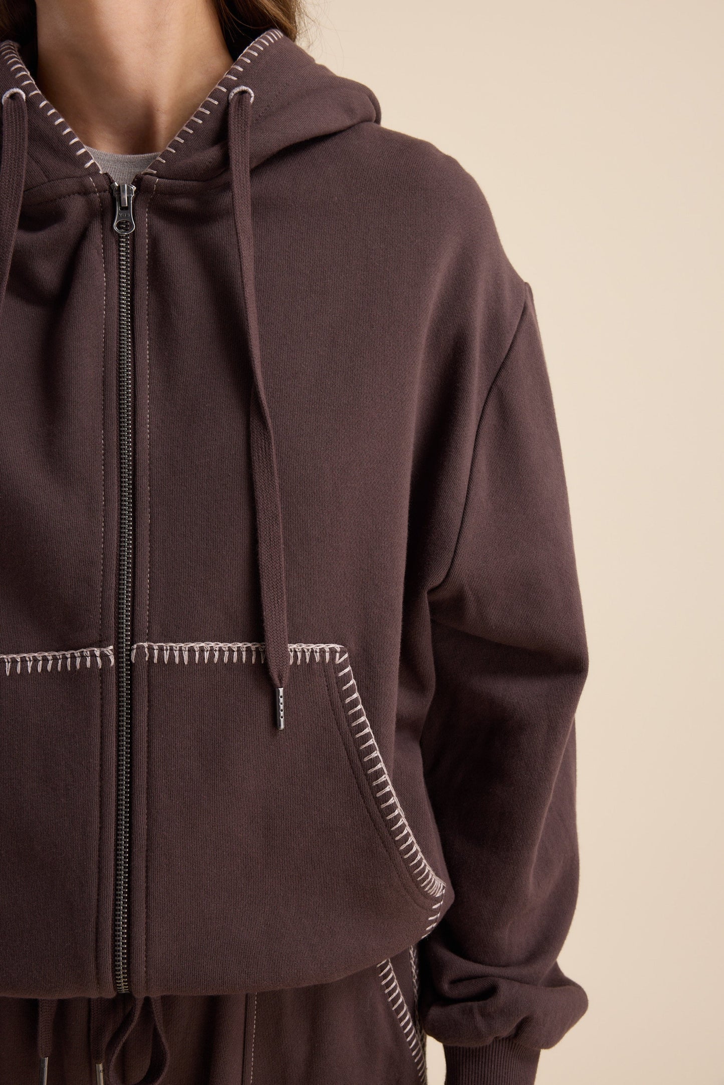 Elementary Blanket Stitch Hoody