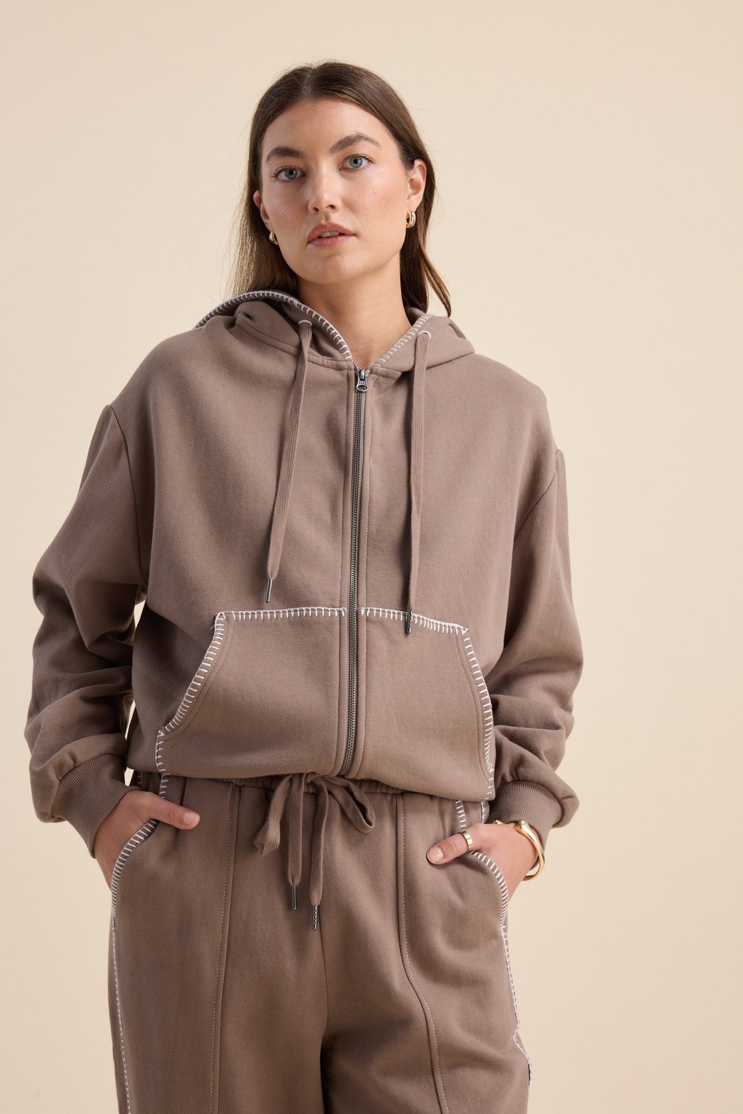 Elementary Blanket Stitch Hoody