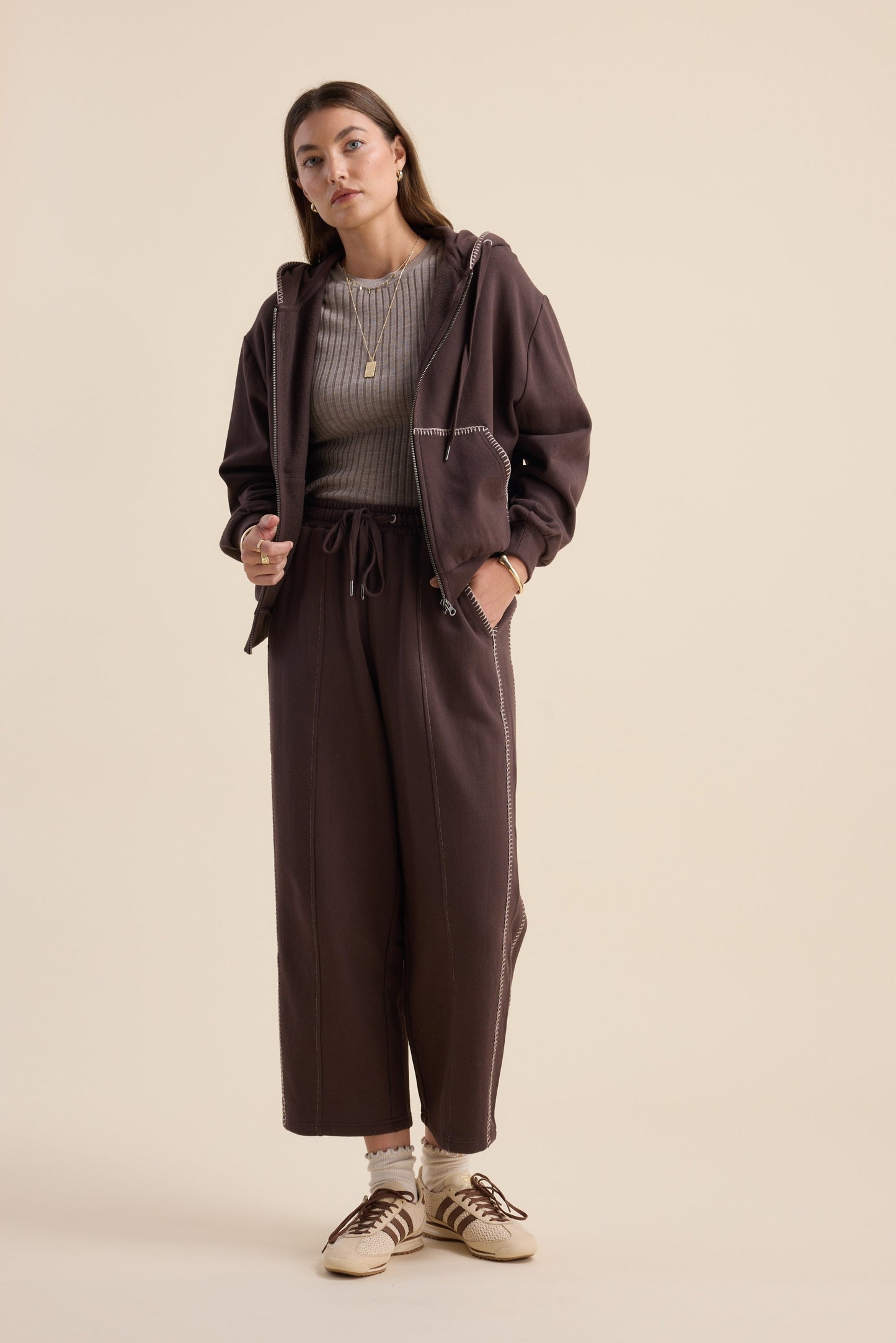 Elementary Blanket Stitch Hoody