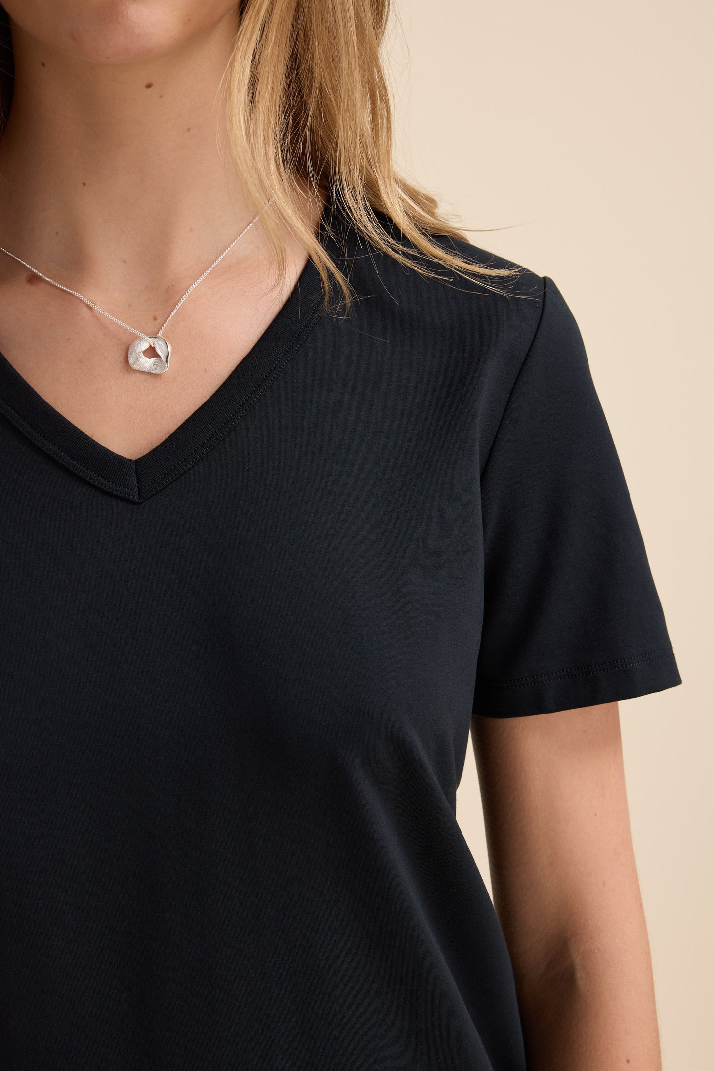 The Perfect Short Sleeve V Neck Tee