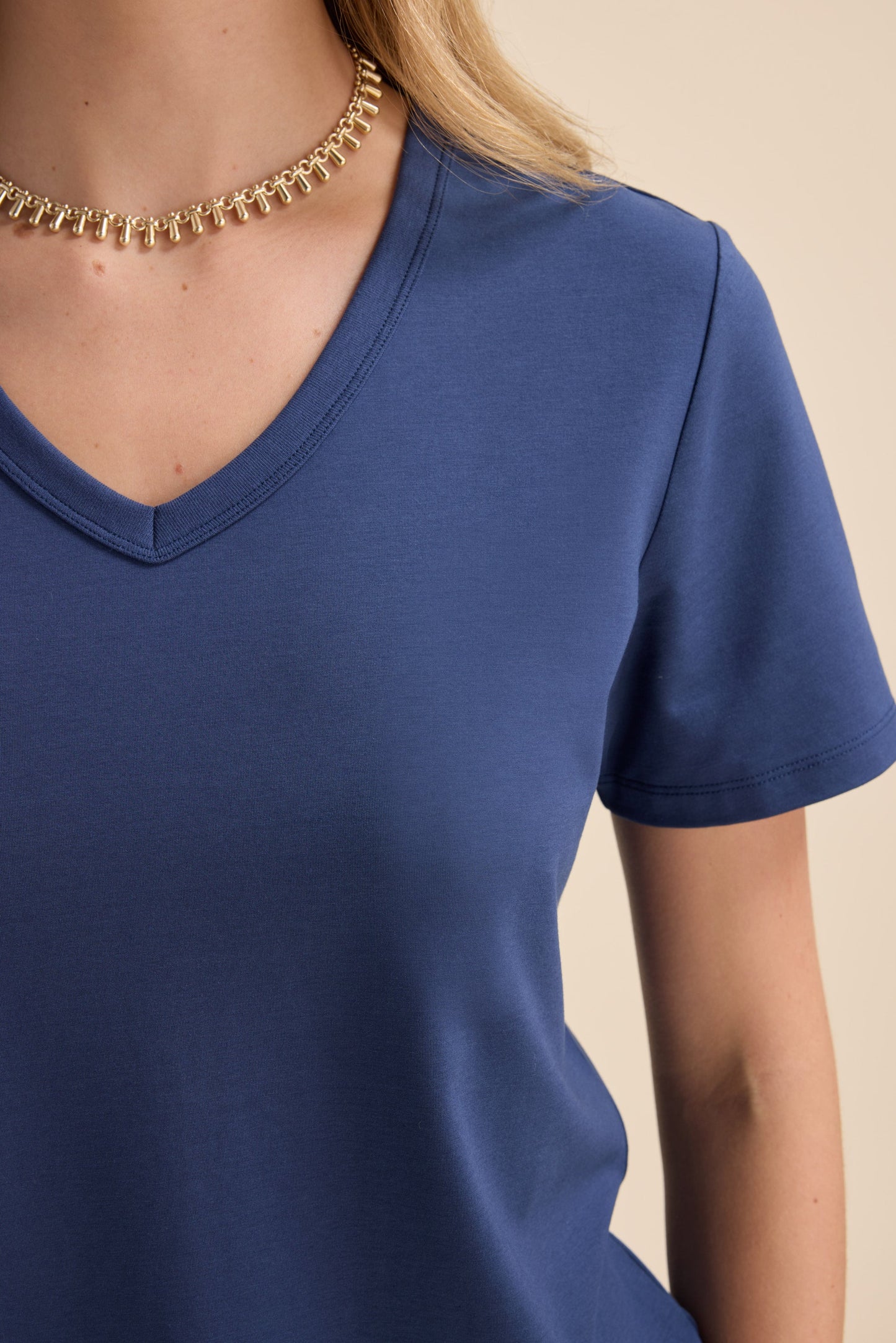 The Perfect Short Sleeve V Neck Tee
