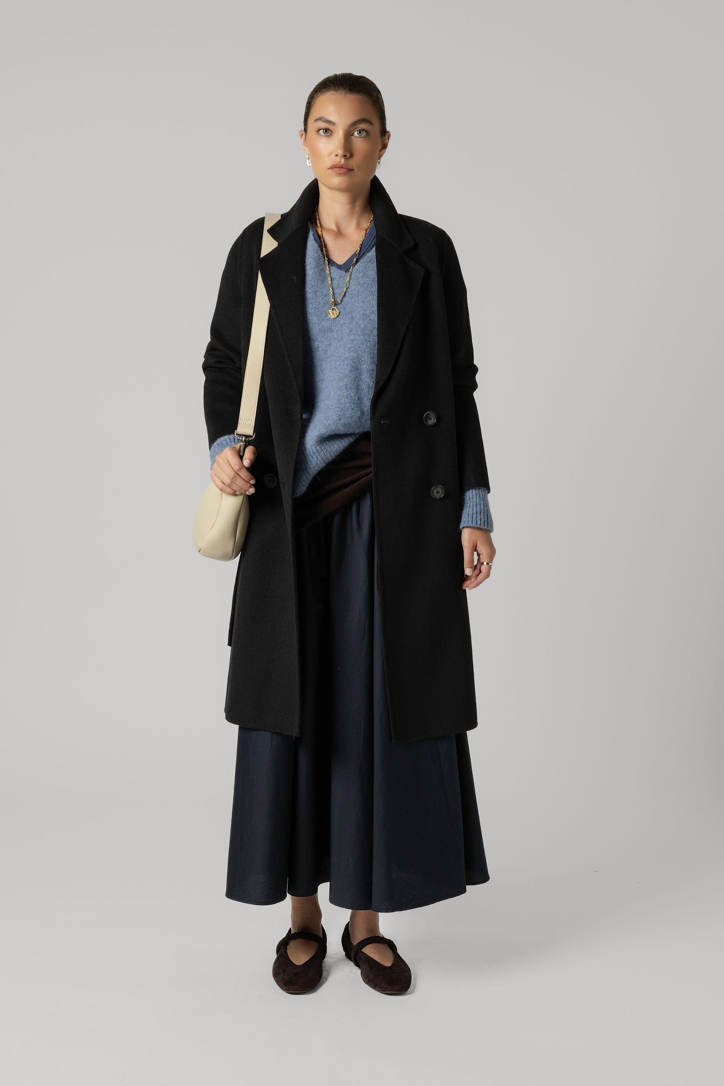 The Luxe Whisper Relaxed V Neck Sweater