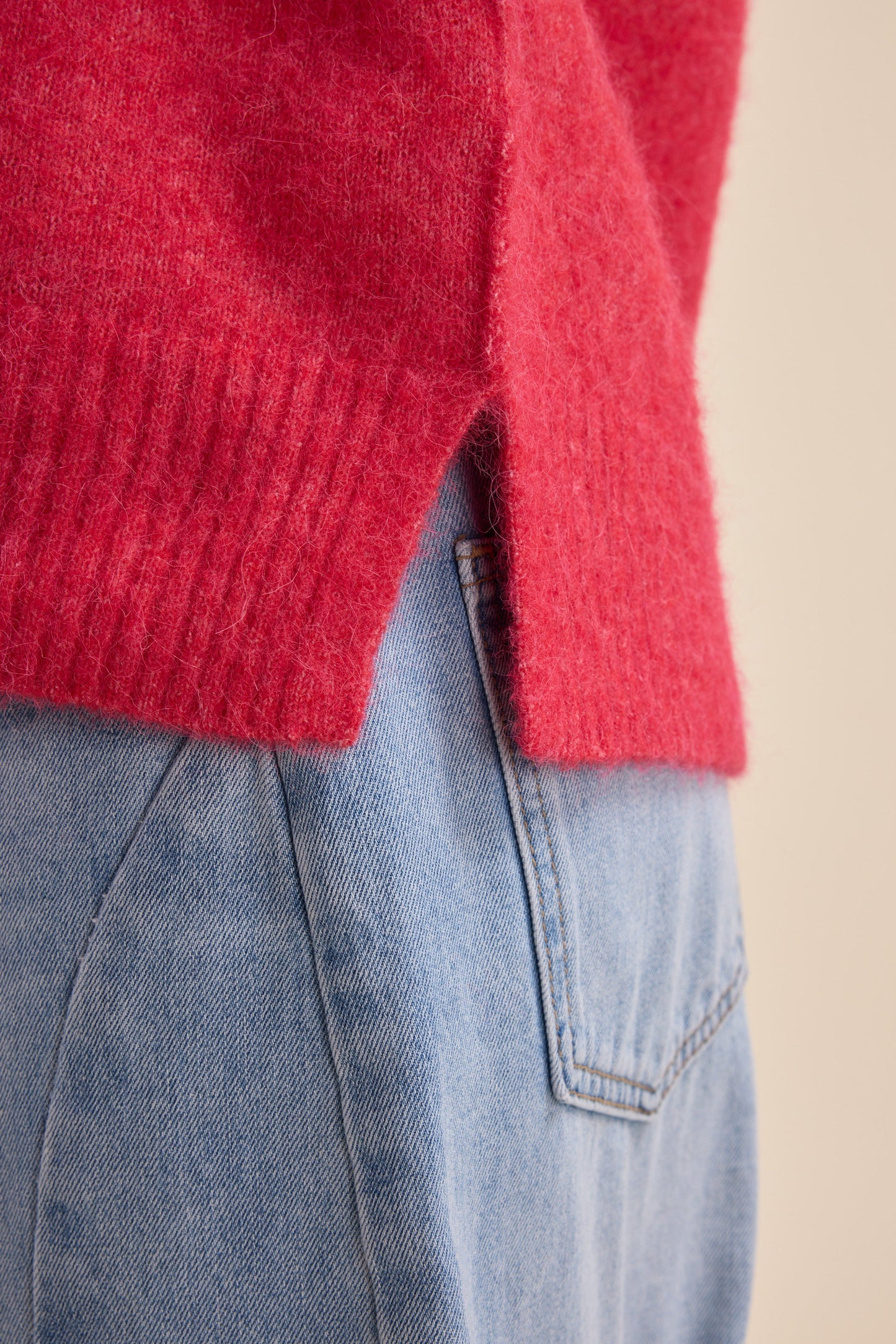 The Luxe Whisper Relaxed V Neck Sweater