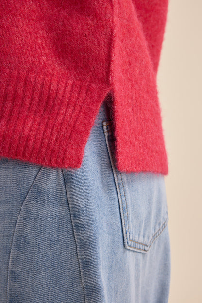 The Luxe Whisper Relaxed V Neck Sweater