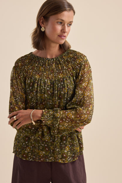 Gemma Gather Detail Top