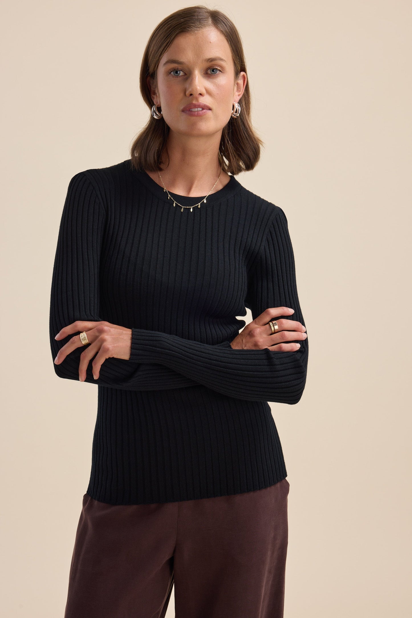 Elementary ZQ Merino Crew Neck Top