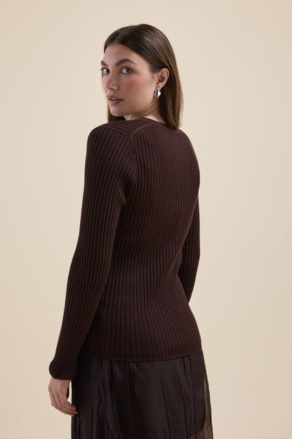 Elementary ZQ Merino V Neck Top