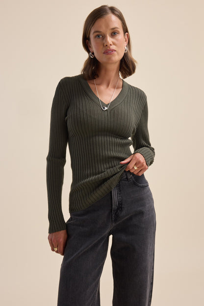 Elementary ZQ Merino V Neck Top