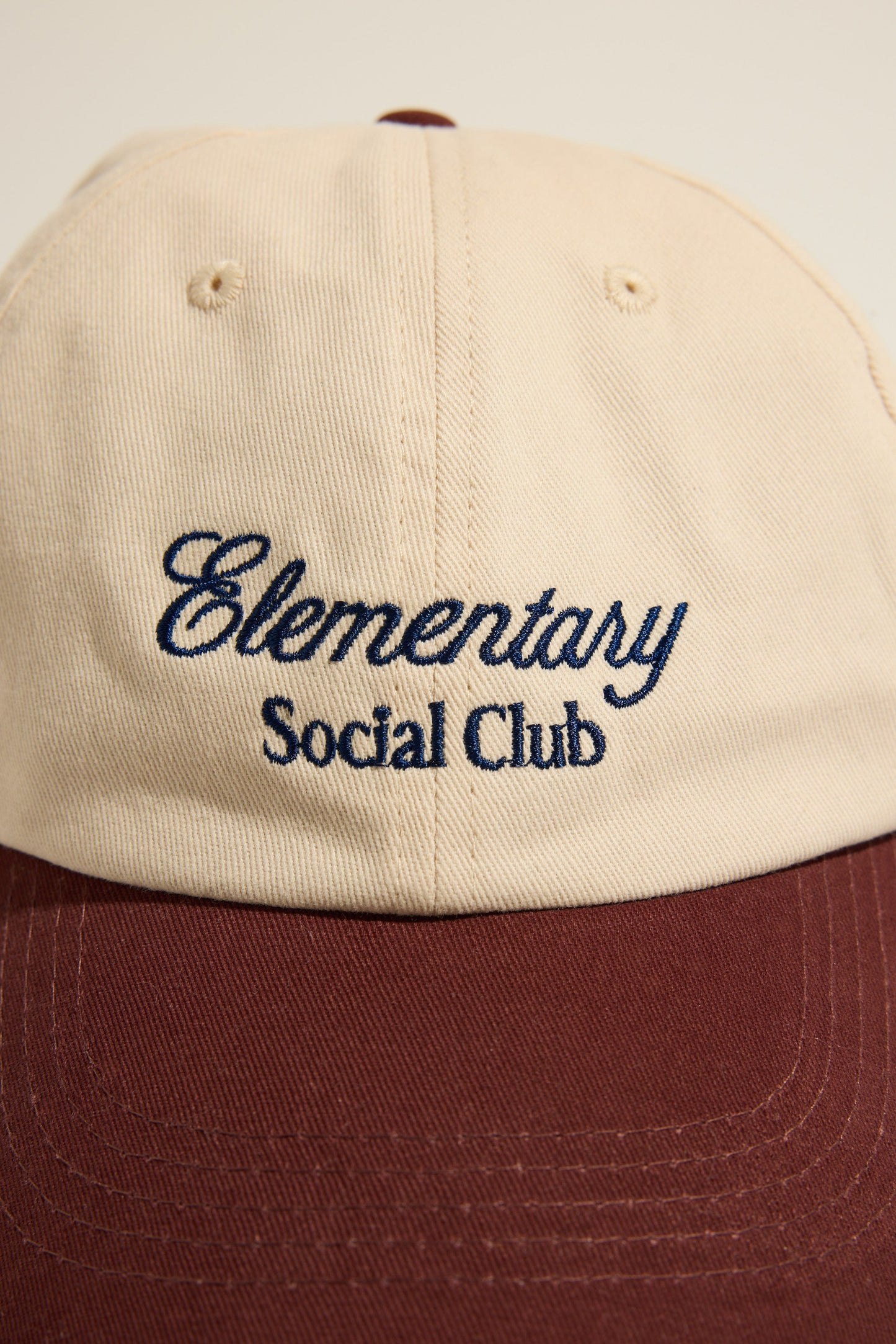 Elementary Contrast Brim Cap