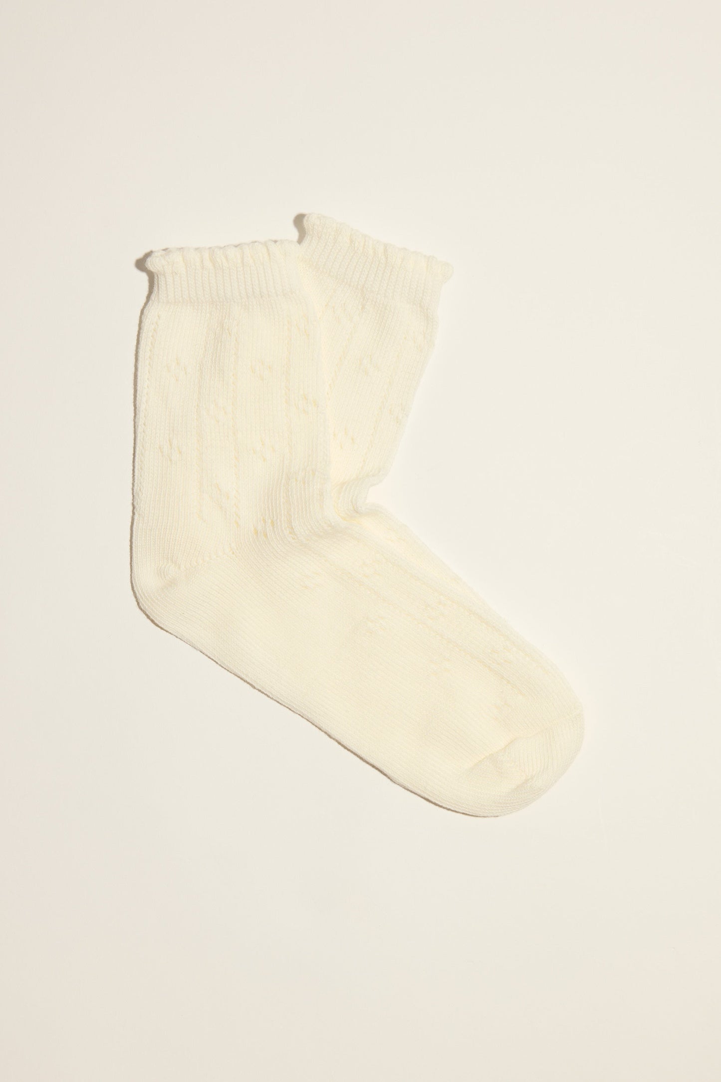 Josie Pointelle Crew Socks