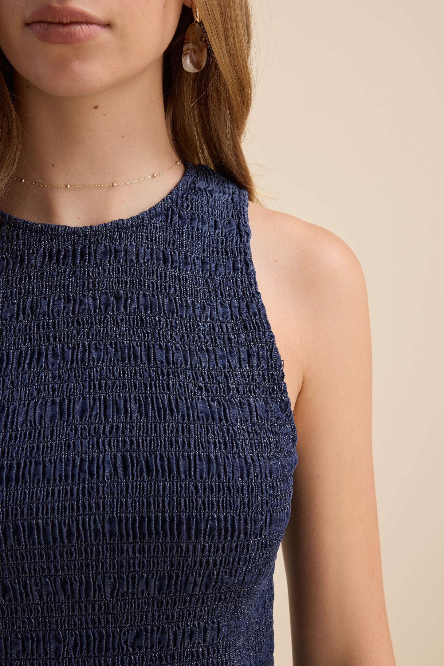 Elementary Shirred Top