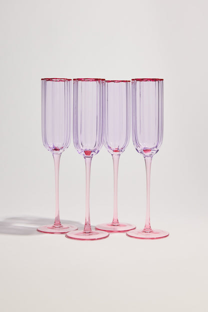Homelab Petal Champagne Flute Set