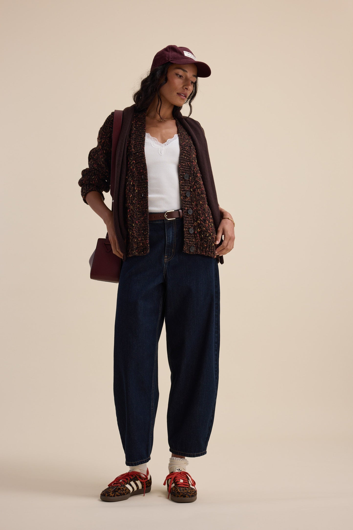 Elementary Oversized Merino Blend Cardigan