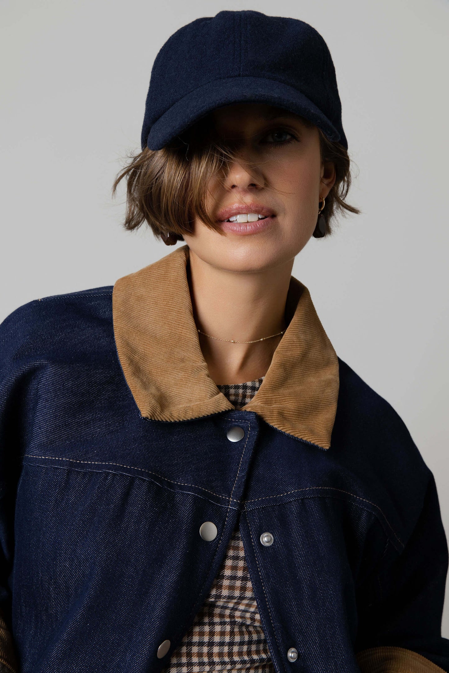 Jemima Wool Blend Cap