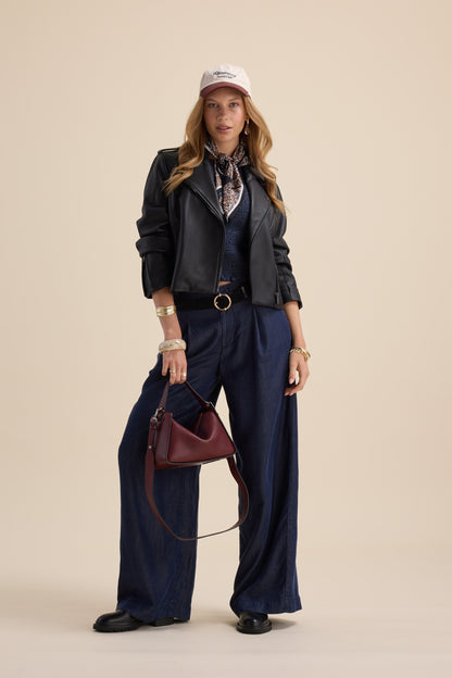 The Perfect Leather Biker Jacket