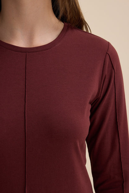 Elementary Pintuck Long Sleeve Tee