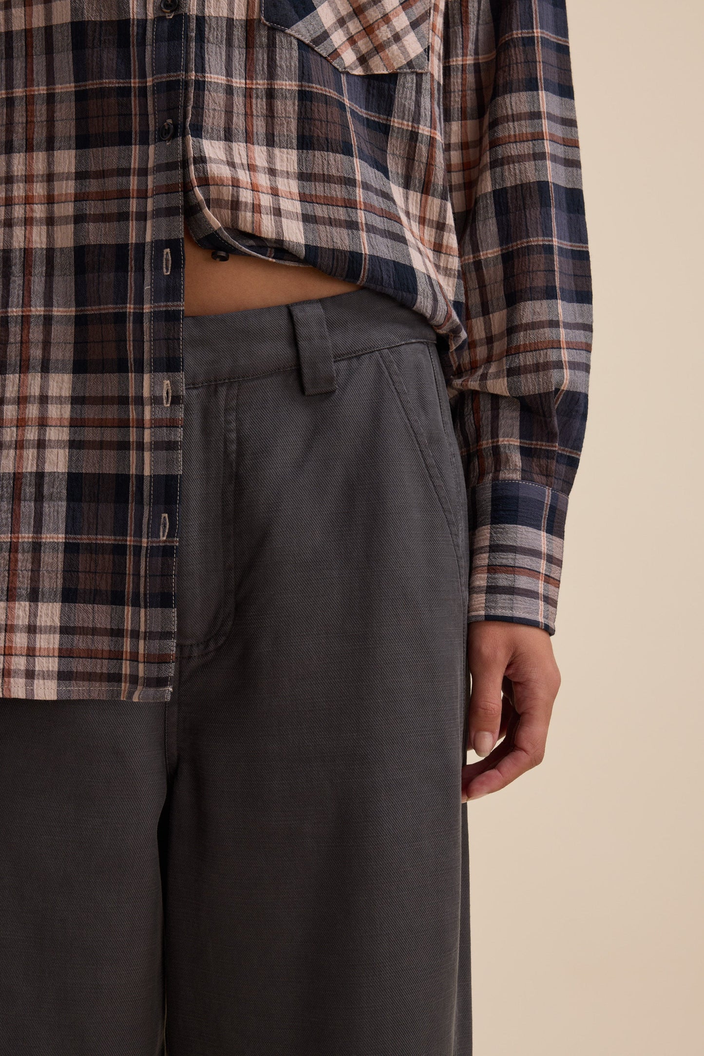 Elementary Panelled Barrel Pants