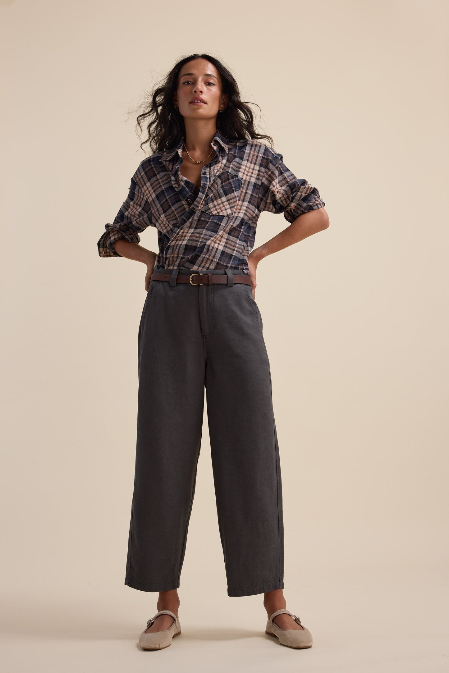 Elementary Panelled Barrel Pants