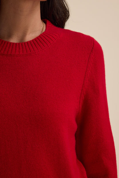 Elementary Cashmere Blend Crew Neck Sweater