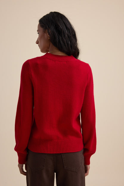 Elementary Cashmere Blend Crew Neck Sweater