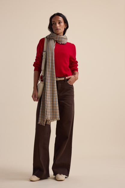 Elementary Cashmere Blend Crew Neck Sweater