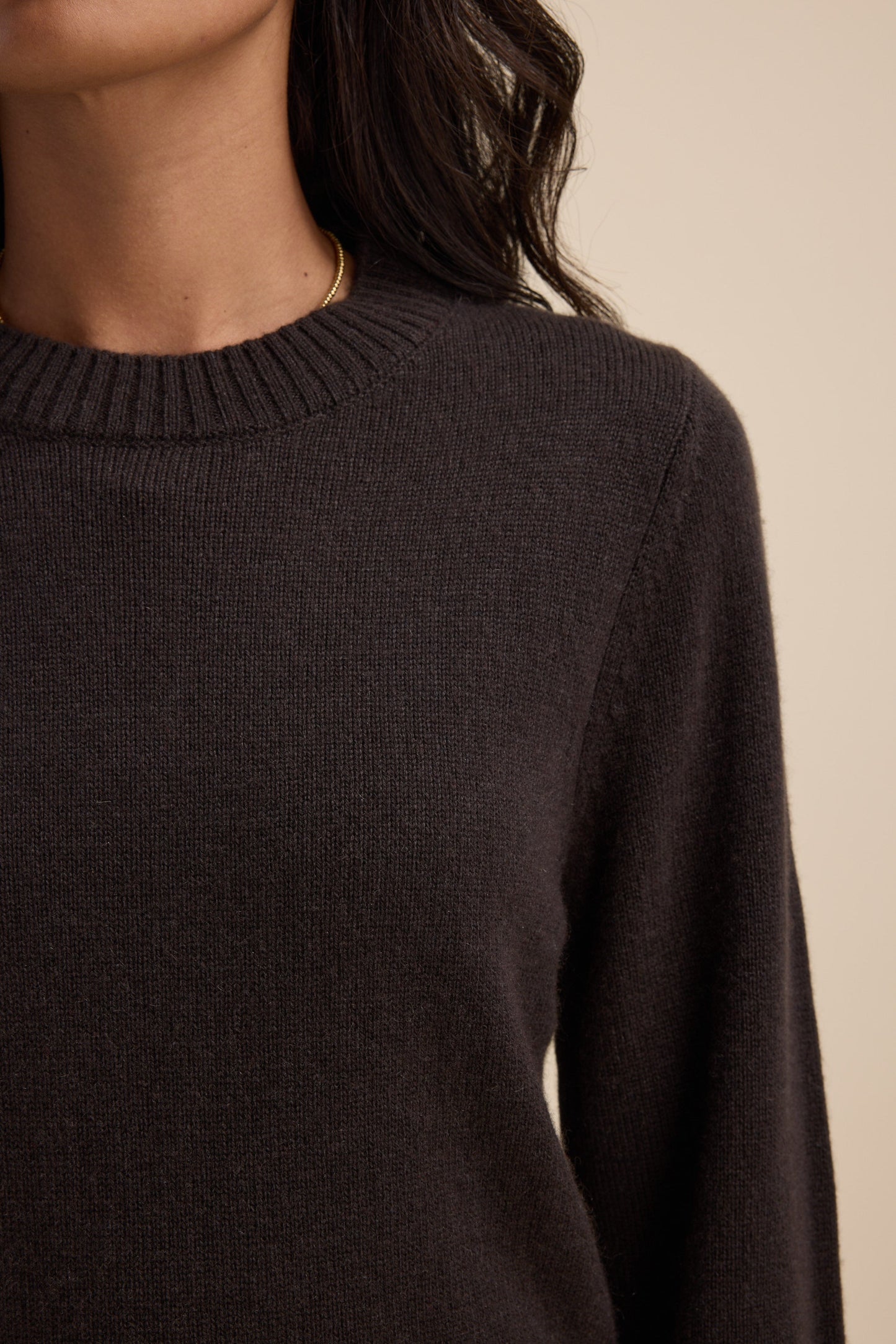 Elementary Cashmere Blend Crew Neck Sweater