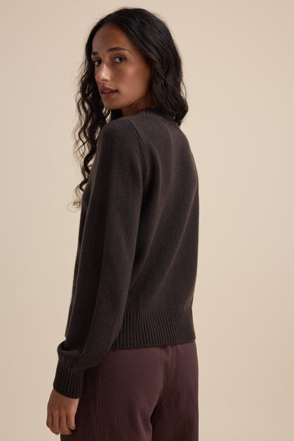 Elementary Cashmere Blend Crew Neck Sweater
