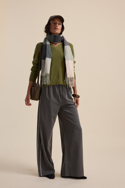 Elementary Cashmere Blend V Neck Sweater