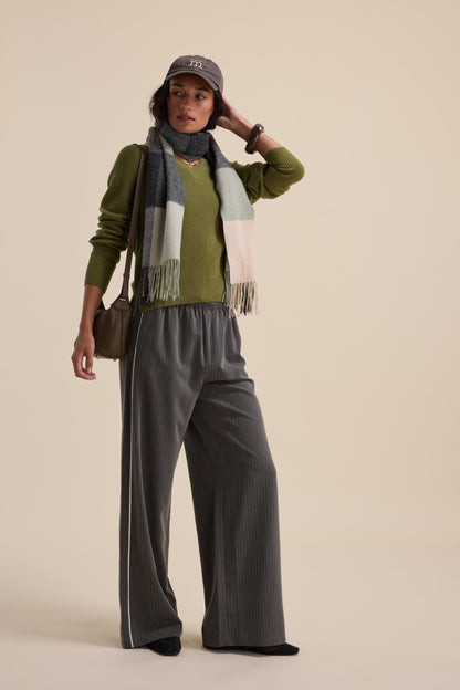 Elementary Cashmere Blend V Neck Sweater