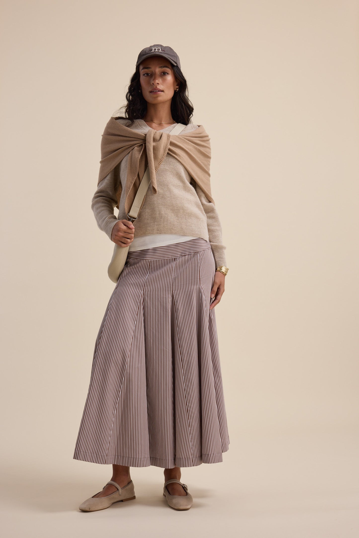 Elementary Cashmere Blend V Neck Sweater