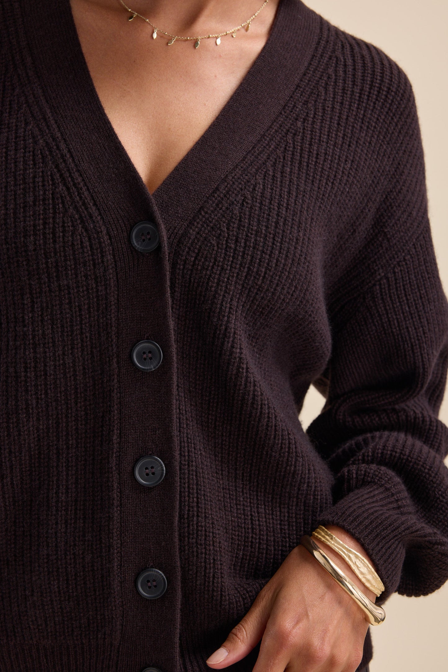 Elementary Cashmere Blend Cardigan