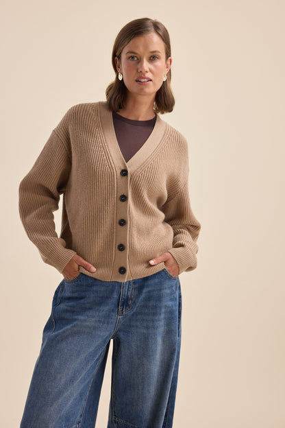 Elementary Cashmere Blend Cardigan