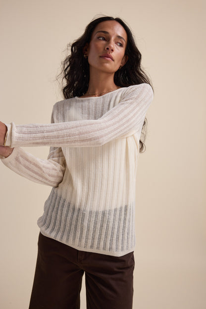 Elementary Knitted Layering Top