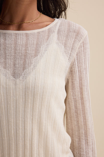 Elementary Knitted Layering Top