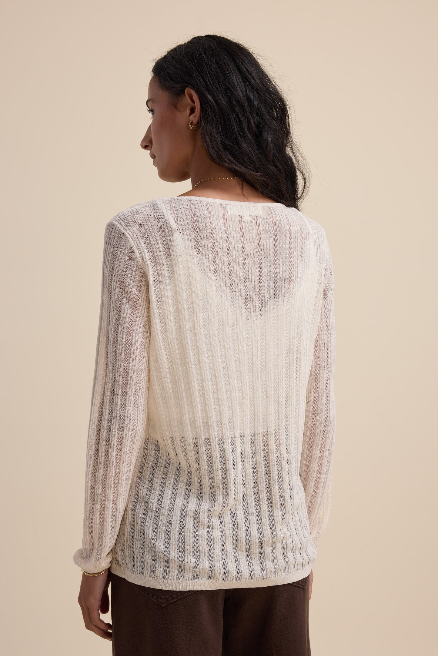Elementary Knitted Layering Top