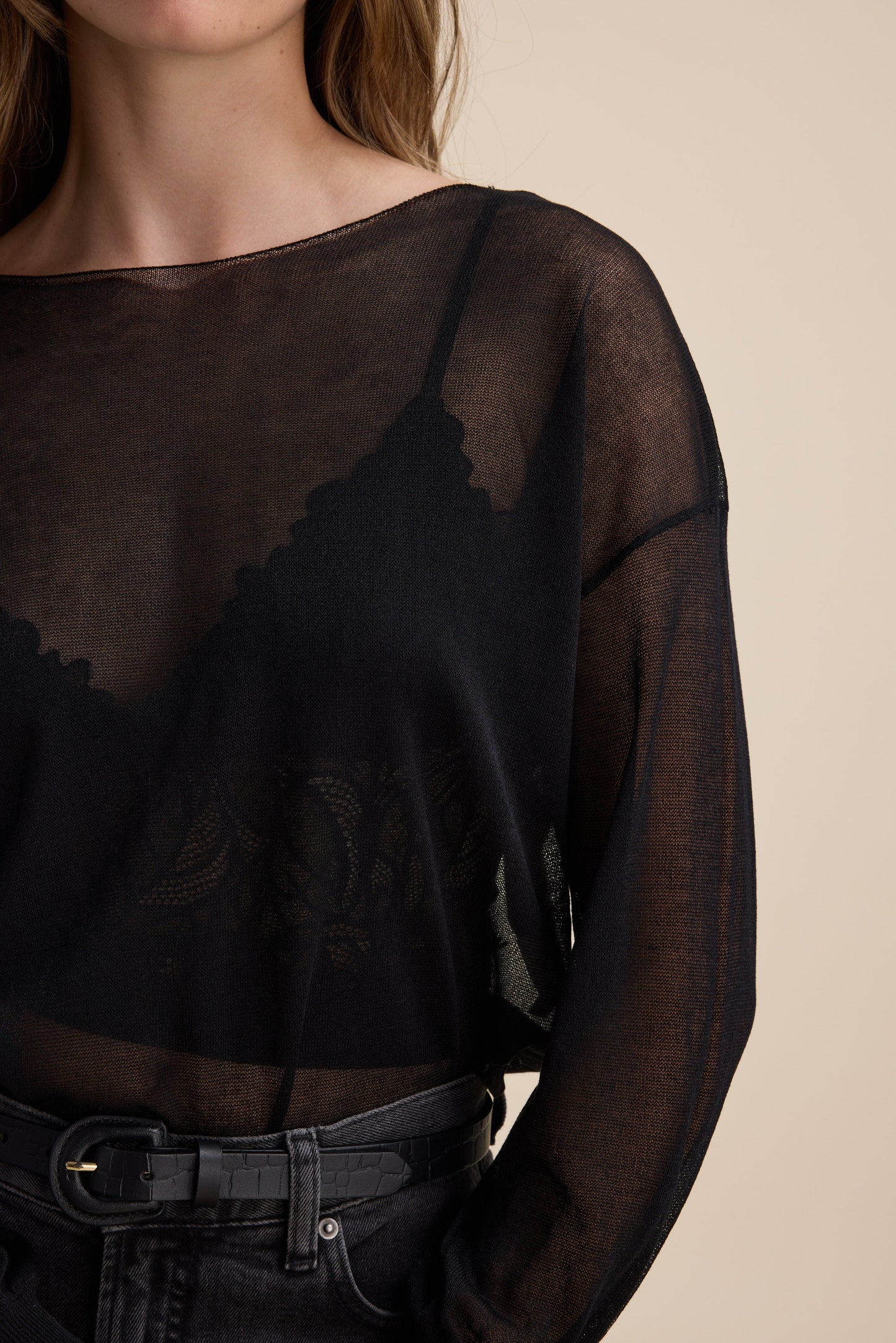 Addie Sheer Knitted Top