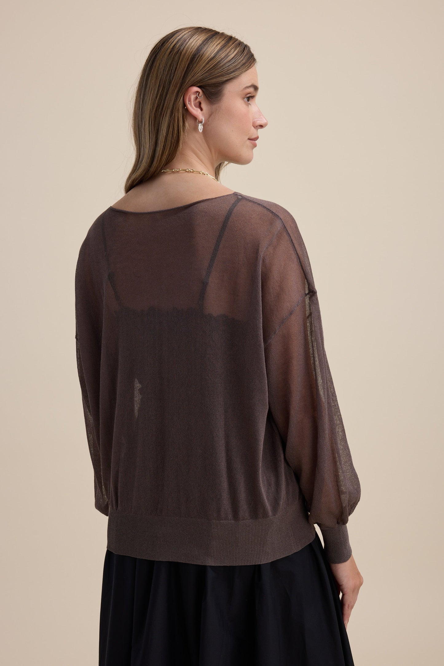 Addie Sheer Knitted Top