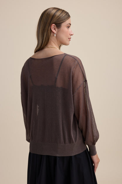 Addie Sheer Knitted Top