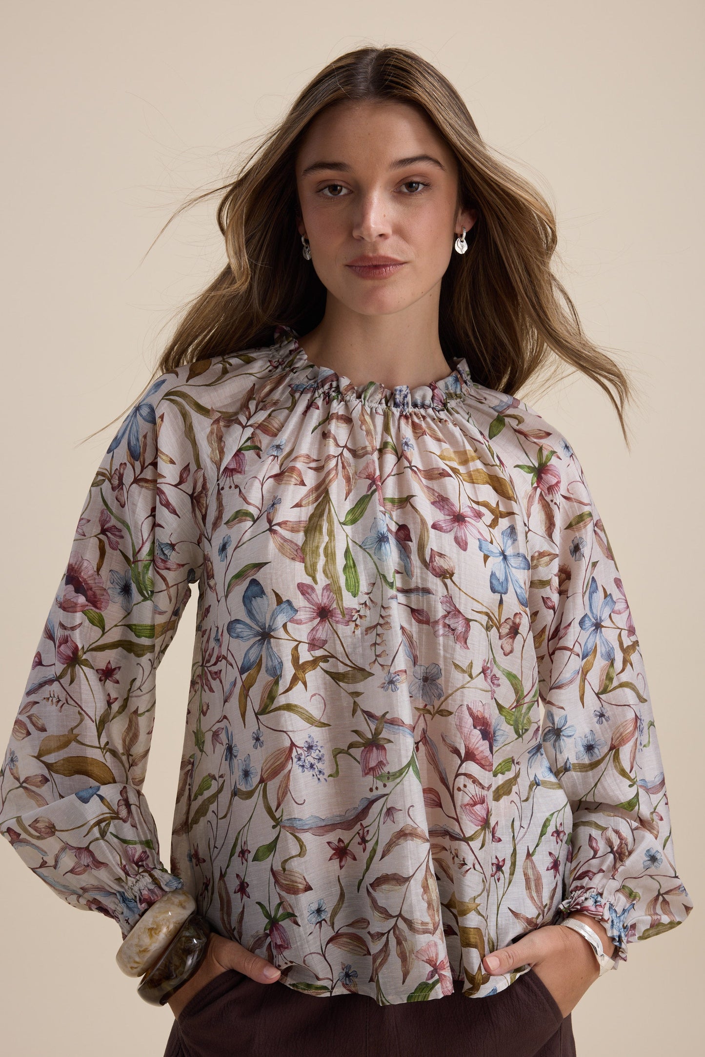 Quinn Gather Detail Blouse