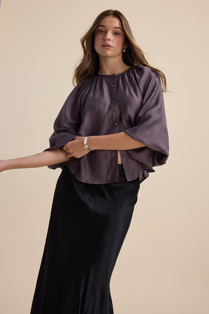 Vivian Button Front Blouse