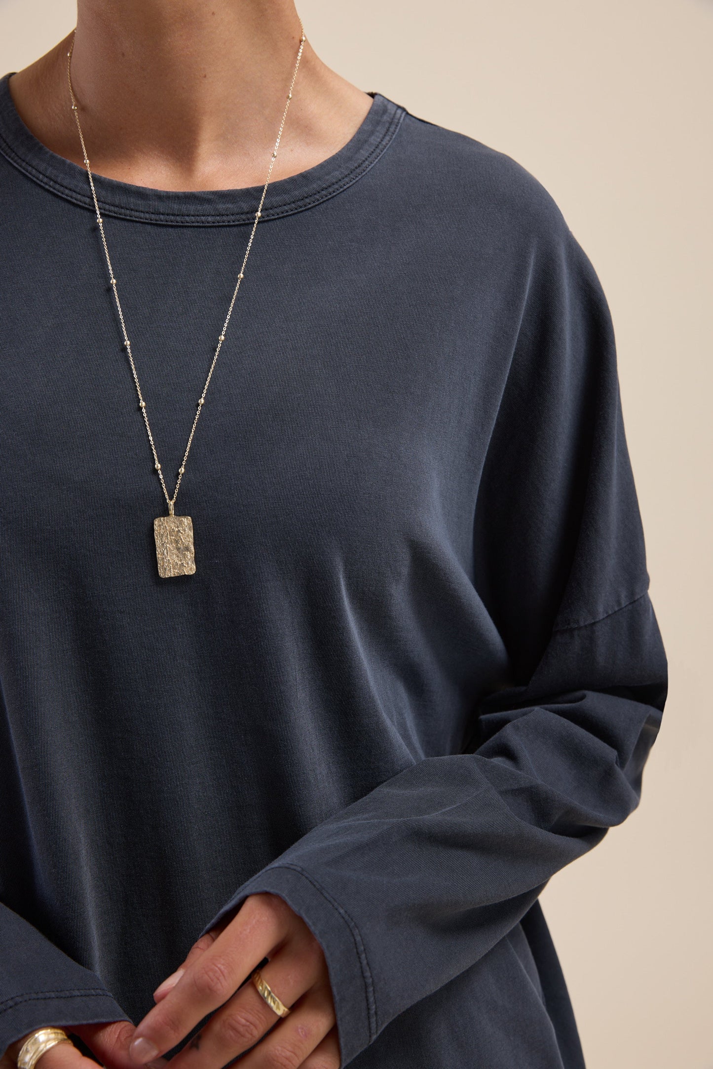Elementary Slouchy Long Sleeve Tee