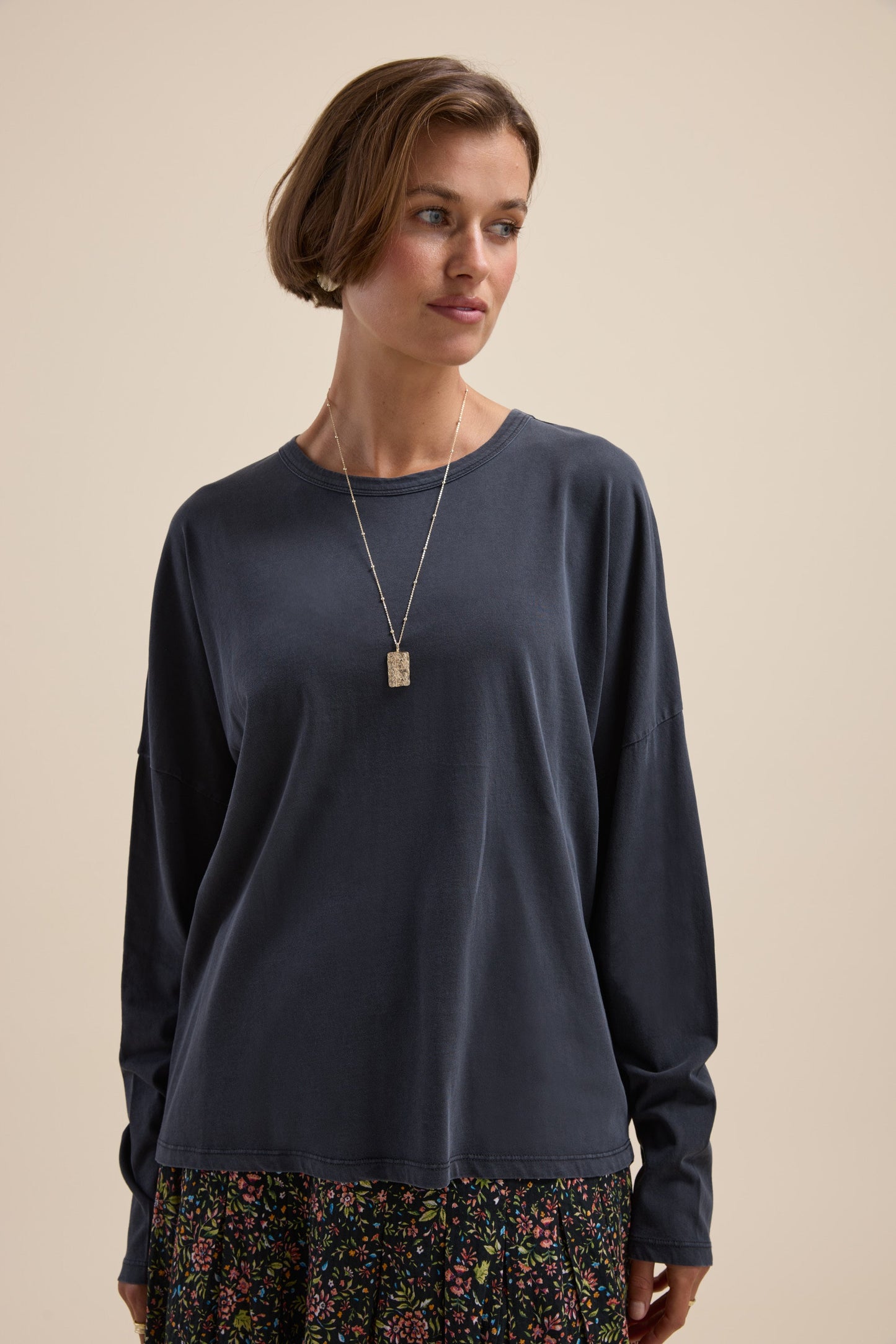 Elementary Slouchy Long Sleeve Tee